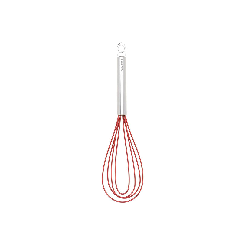 Cuisipro - Flat Whisk (4 wires) 10"/25.4cm Silicone Red - Limolin 