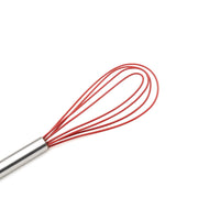 Cuisipro - Flat Whisk (4 wires) 10"/25.4cm Silicone Red - Limolin 