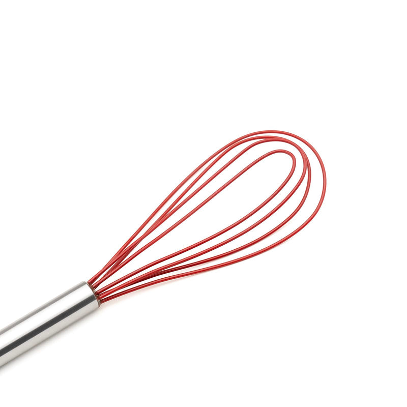 Cuisipro - Flat Whisk (4 wires) 10"/25.4cm Silicone Red - Limolin 