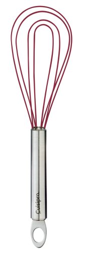 Cuisipro - Flat Whisk (4 wires) 8"/20cm Silicone Red - Limolin 