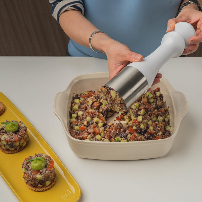 Cuisipro - Ice Cream Scoop & Stack 7.75"/19.5cm White - Limolin 