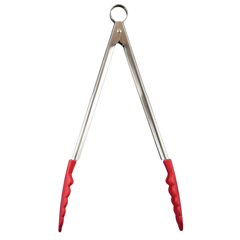 Cuisipro - Locking Tongs 12"/30.5cm Silicone Red - Limolin 