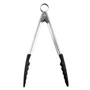 Cuisipro - Locking Tongs Silicone Black | 9.5 in / 24 cm