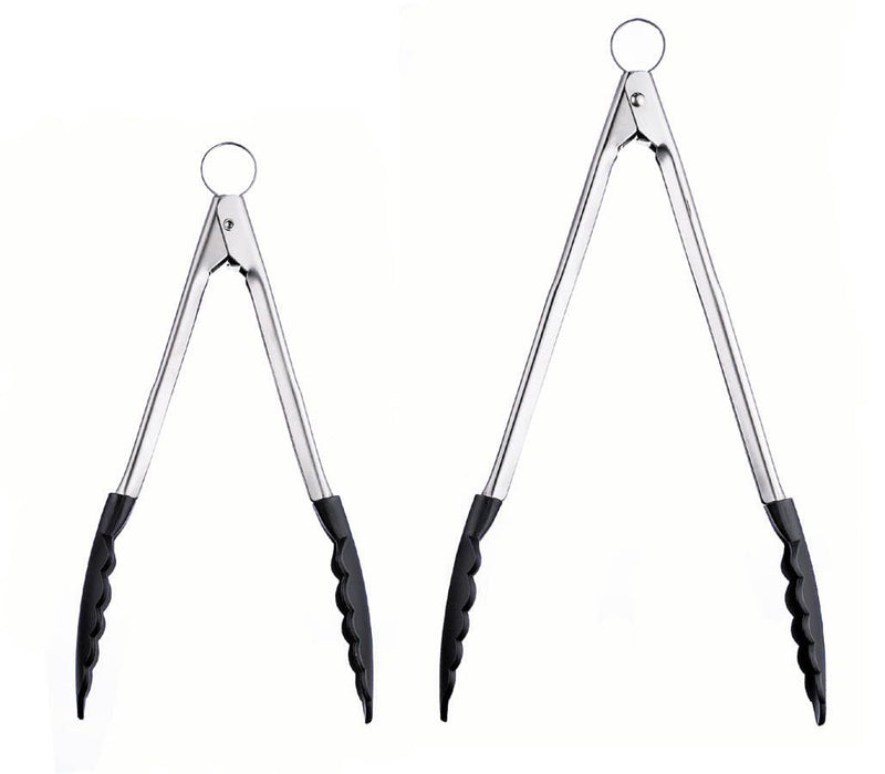 Cuisipro - Locking Tongs 9.5"/24cm Silicone Black - Limolin 