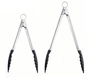 Cuisipro - Locking Tongs Silicone Black | 9.5 in / 24 cm - view 3