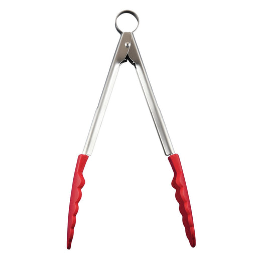 Cuisipro - Locking Tongs 9.5"/24cm Silicone Red - Limolin 