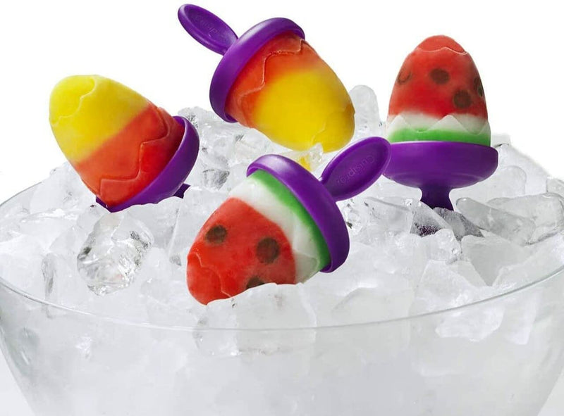 Cuisipro - Mini Pop Mold Farm 4pc/Set 2oz/60ml Purple - Limolin 