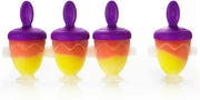 Cuisipro - Mini Pop Mold Farm 4pc/Set 2oz/60ml Purple - Limolin 