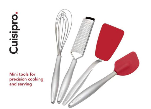 Cuisipro - PICCOLO Baking Set Red (Grater, Whisk, Spatula, Turner) - Limolin 