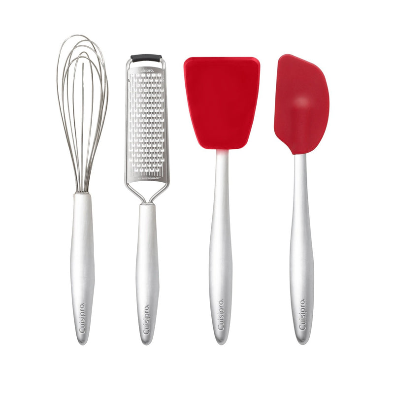 Cuisipro - PICCOLO Baking Set Red (Grater, Whisk, Spatula, Turner) - Limolin 