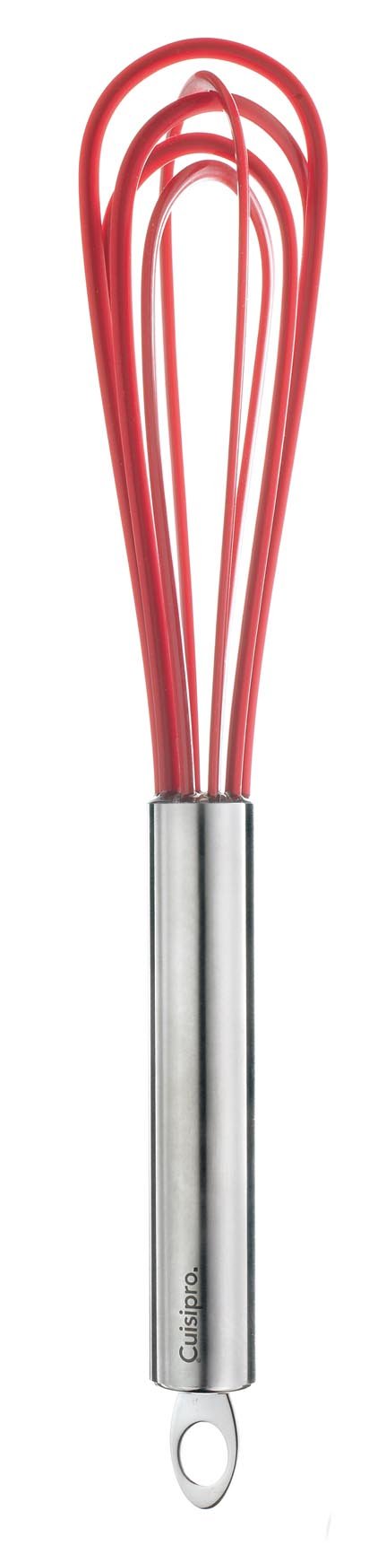 Cuisipro - Paddle Egg Whisk (5 wires) 10"/25.4cm Silicone Red - Limolin 