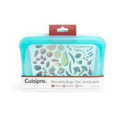 Cuisipro - Reusable Bags 18.5 x13cm/7.25x5.25", 400ml Aqua - Limolin 