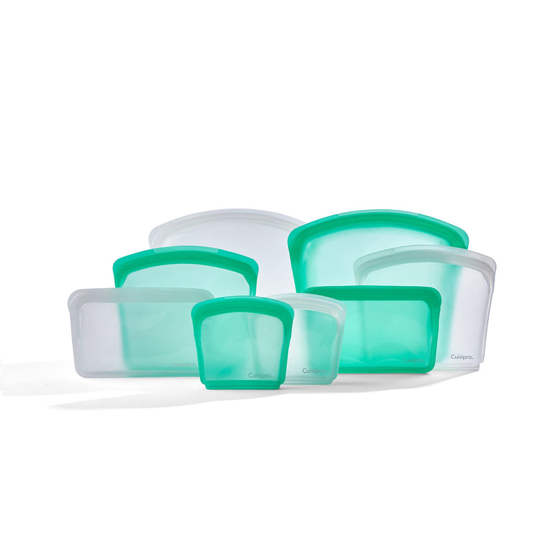 Cuisipro - Reusable Bags 20.3x18cm/8x7", 800ml/27oz Green - Limolin 