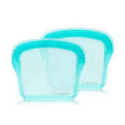 Cuisipro - Reusable Bags 2pc 13.3x12cm/5.25x4.75", 200ml Aqua - Limolin 