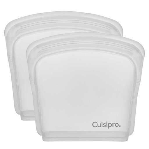 Cuisipro - Reusable Bags 2pc 13.3x12cm/5.25x4.75", 200ml Clear - Limolin 