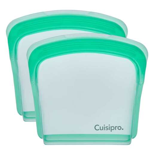 Cuisipro - Reusable Bags 2pc 13.3x12cm/5.25x4.75", 200ml Green - Limolin 