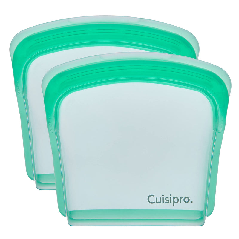Cuisipro - Reusable Bags 2pc 13.3x12cm/5.25x4.75", 200ml Green - Limolin 