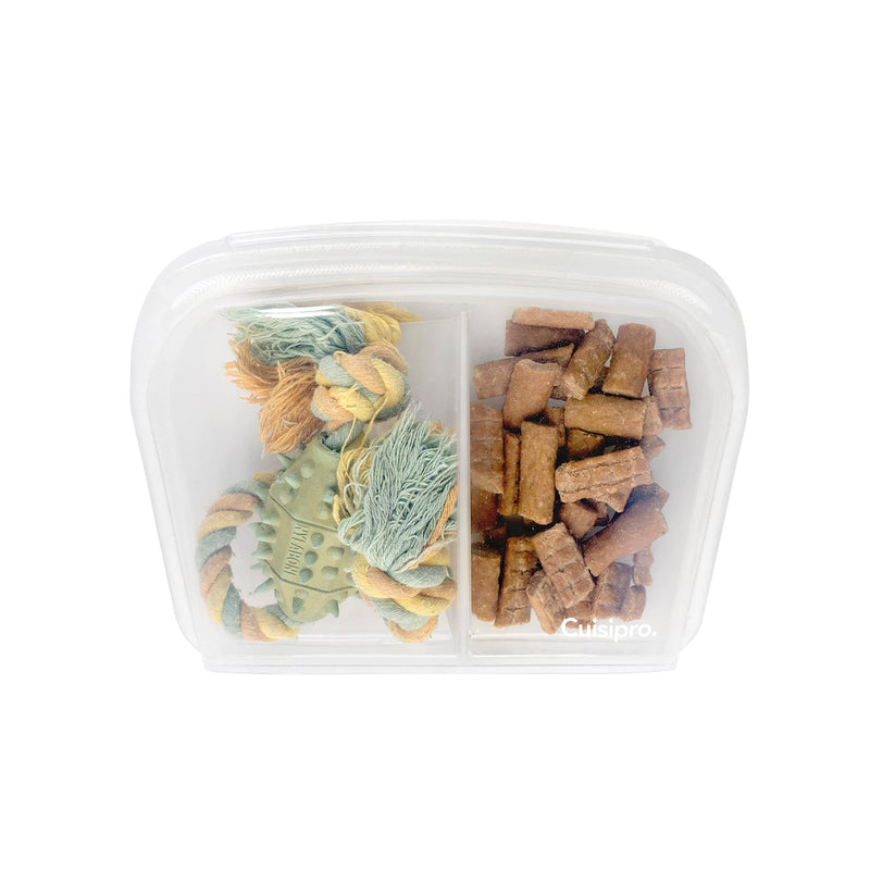 Cuisipro - Reusable Bags w/Divider Stand Up 1300ml Clear - Limolin 