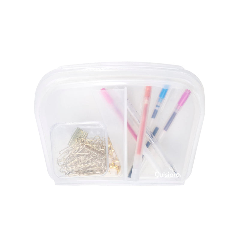 Cuisipro - Reusable Bags w/Divider Stand Up 1300ml Clear - Limolin 