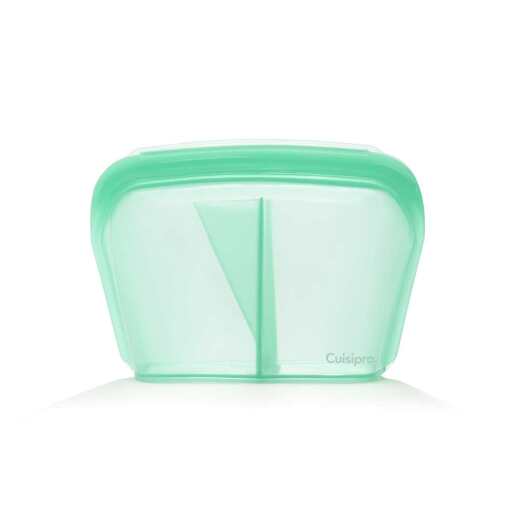 Cuisipro - Reusable Bags w/Divider Stand Up 1300ml Green - Limolin 