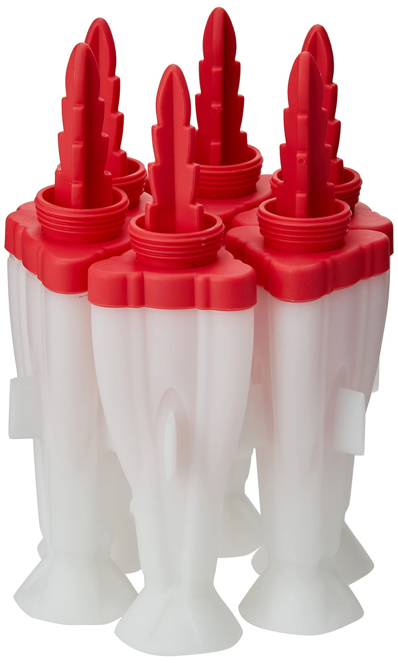 Cuisipro - SNAP-FIT Rocket Pop Mold 2.9oz/85ml Set of 6 Red - Limolin 