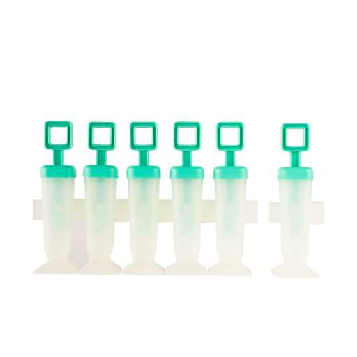 Cuisipro - SNAP-FIT Square Pop Mold 2.9oz/85ml Set of 6 Turquoise - Limolin 