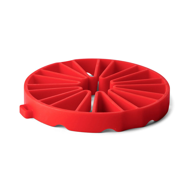 Cuisipro - Silicone Dual Trivet, Red 7.5x7x1"/19x17.8x2.4cm - Limolin 