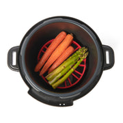 Cuisipro - Silicone Dual Trivet, Red 7.5x7x1"/19x17.8x2.4cm - Limolin 