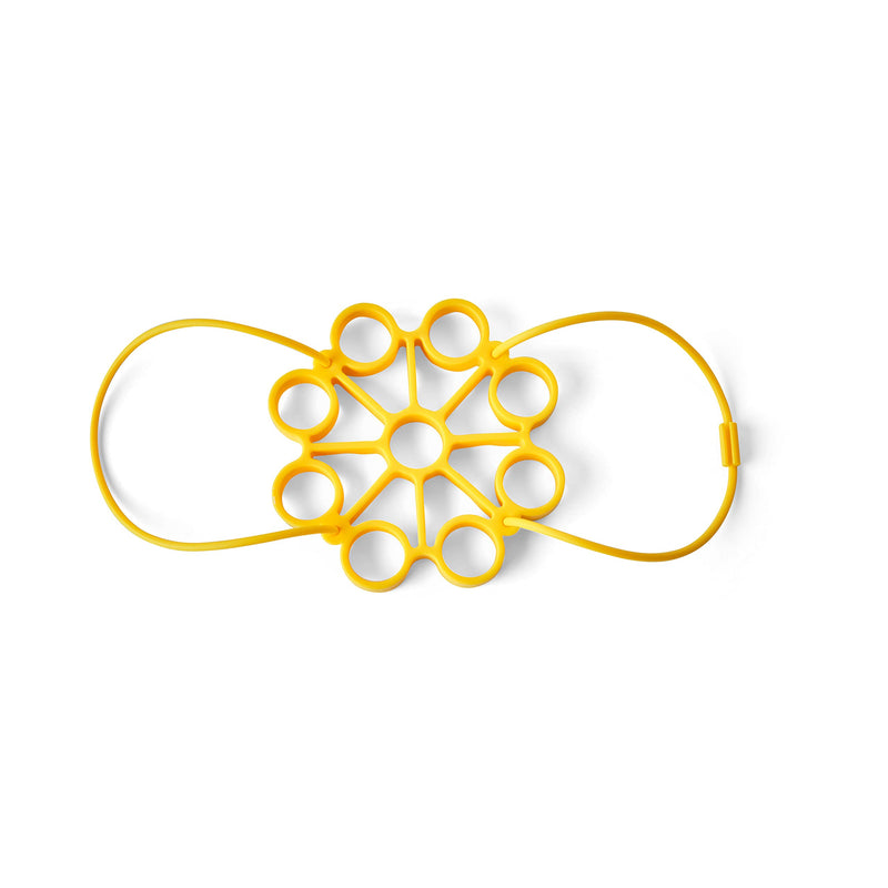 Cuisipro - Silicone Egg Rack, Yellow 6.25x6.25x0.75"/16x16x2cm - Limolin 