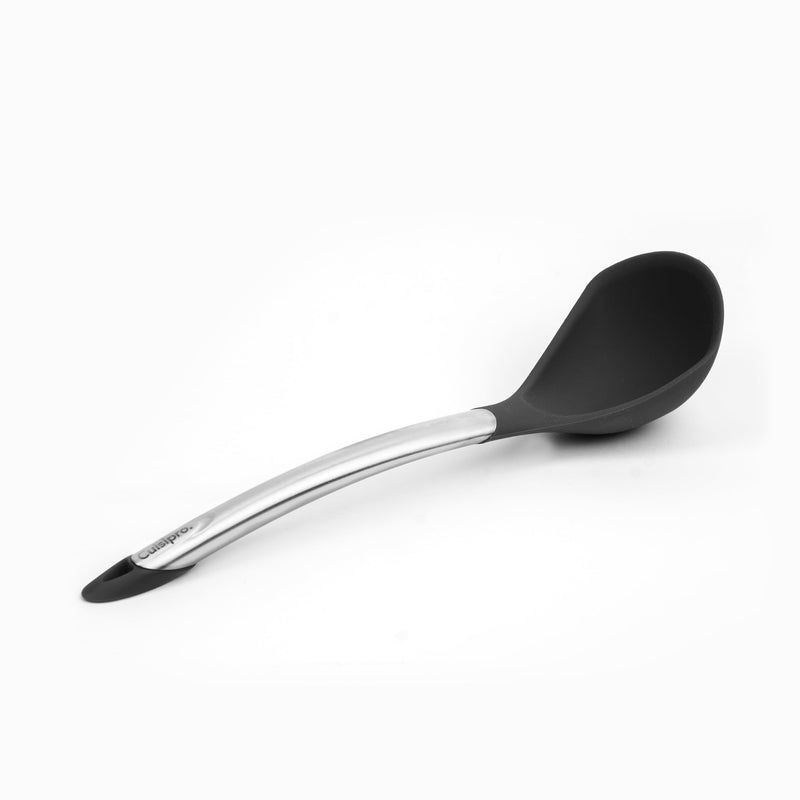 Cuisipro - Silicone Ladle 12.25"/31cm Black (LFGB Silicone) - Limolin 