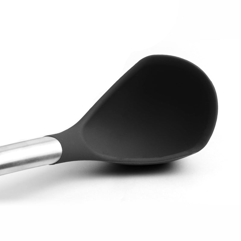 Cuisipro - Silicone Ladle 12.25"/31cm Black (LFGB Silicone) - Limolin 