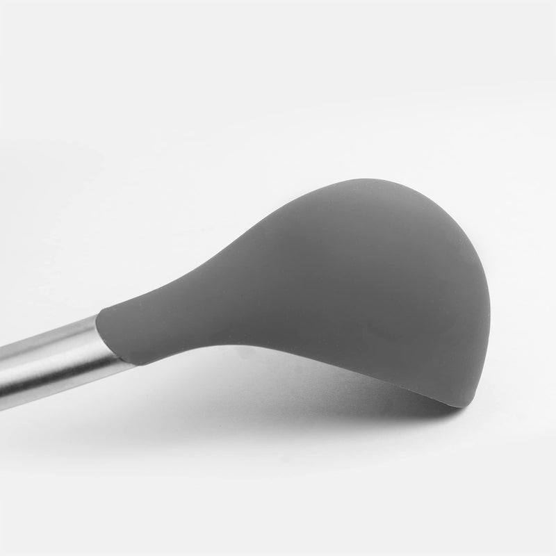 Cuisipro - Silicone Ladle 12.25"/31cm Grey (LFGB Silicone) - Limolin 