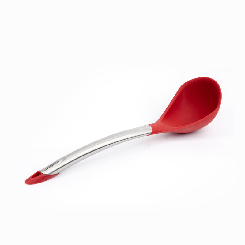 Cuisipro - Silicone Ladle 12.25"/31cm Red (LFGB Silicone) - Limolin 