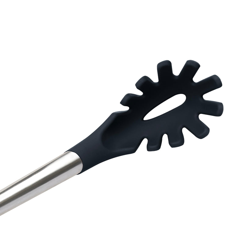 Cuisipro - Silicone Spaghetti Server 12.25"/31cm Black (LFGB Silicone) - Limolin 
