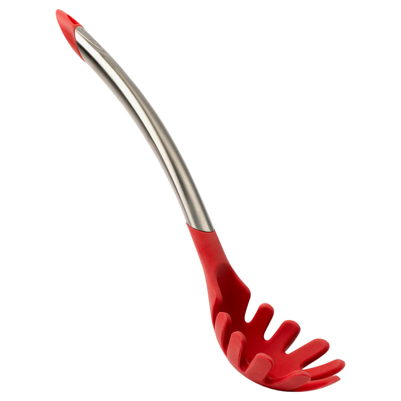 Cuisipro - Silicone Spaghetti Server 12.25"/31cm Red (LFGB Silicone) - Limolin 