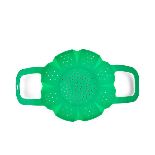 Cuisipro - Silicone Vegetable Steamer Green 16x9x3"/41.7x23x7.5cm - Limolin 