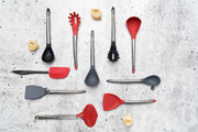 Cuisipro - Silicone Wok Turner 12.5"/32cm Red (LFGB Silicone) - Limolin 