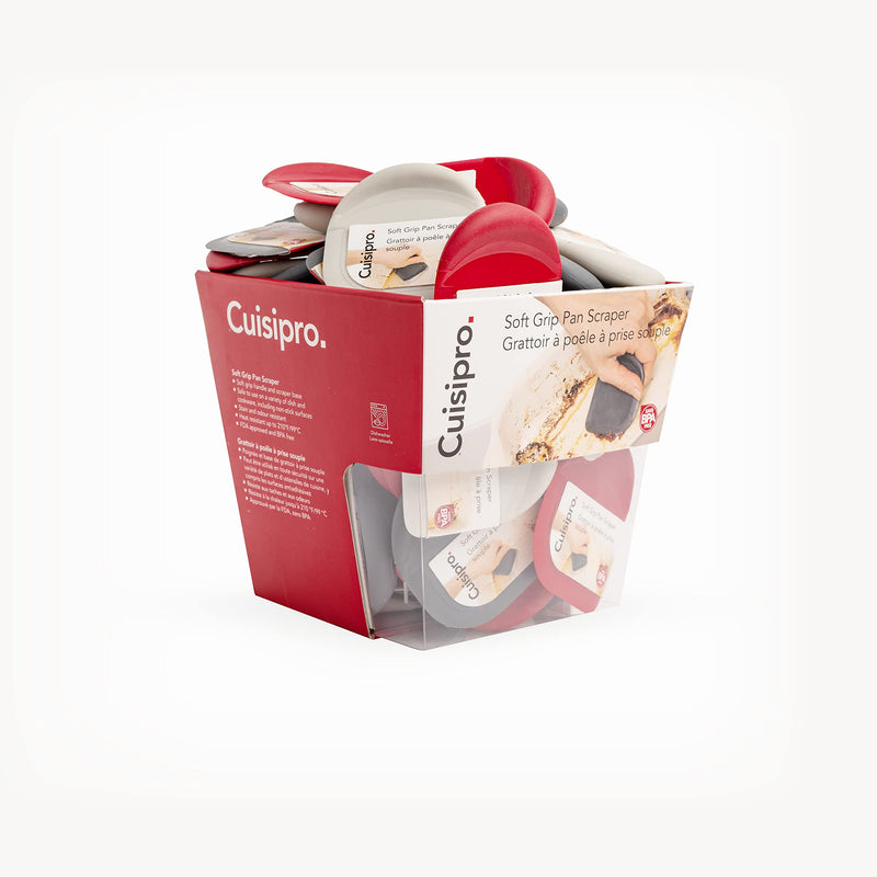 Cuisipro - Soft Grip Pan Scraper, Nylon, 45/Box - Limolin 