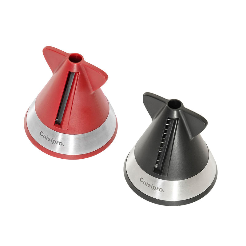 Cuisipro - Spiral Cutter Set of 2 Red & Black, Each Dia 74x70mm - Limolin 