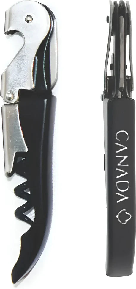Cuisivin - Canada Corkscrew - Black with white print