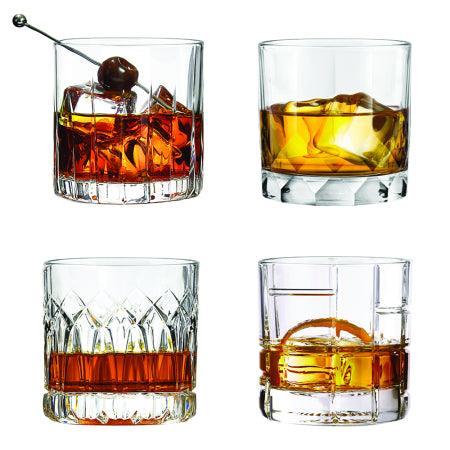 Cuisivin - Glendale Whiskey Set - 4 Dof Assorted Glasses - 4Pk - Limolin 