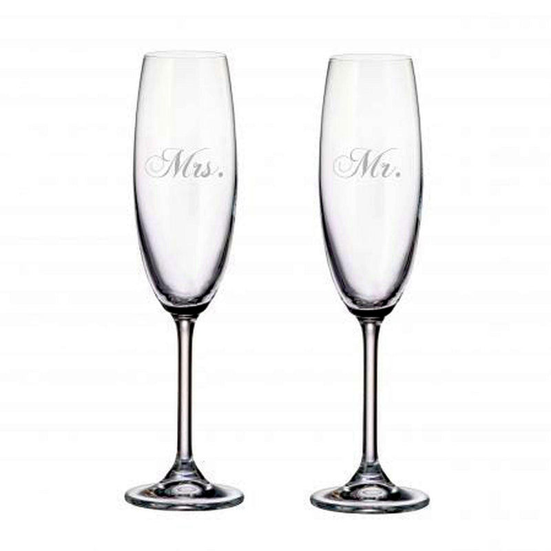 Cuisivin - Mr & Mrs Champagne Flute Set - Limolin 