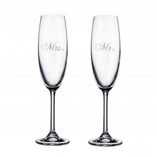 Cuisivin - Mr & Mrs Champagne Flute Set - Limolin 
