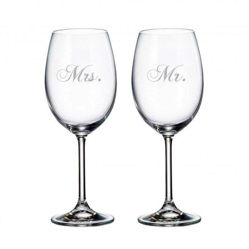 Cuisivin - Mr & Mrs Wine Glass Set - Limolin 