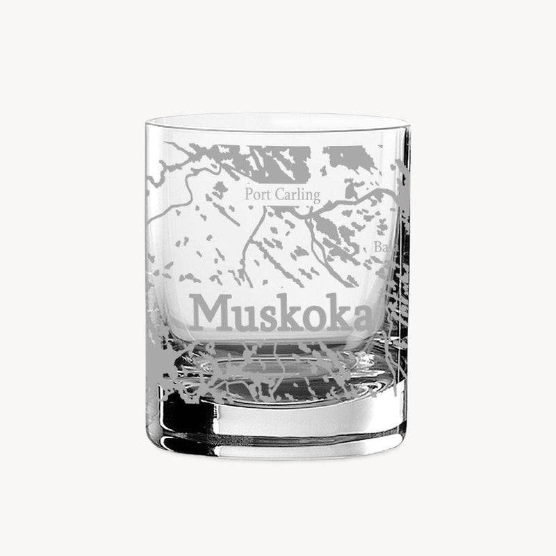 Cuisivin - Muskoka Map Whisky Glass (Set of 6) - Limolin 