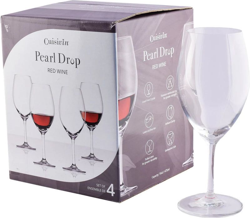 Cuisivin - Pearl Drop Red Wine 16oz / 475ml - 4pk GB - Limolin 