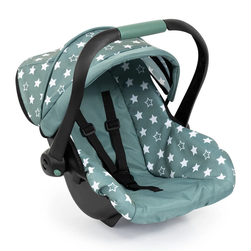 DELUXE CAR SEAT WITH CANNOPY - TEAL