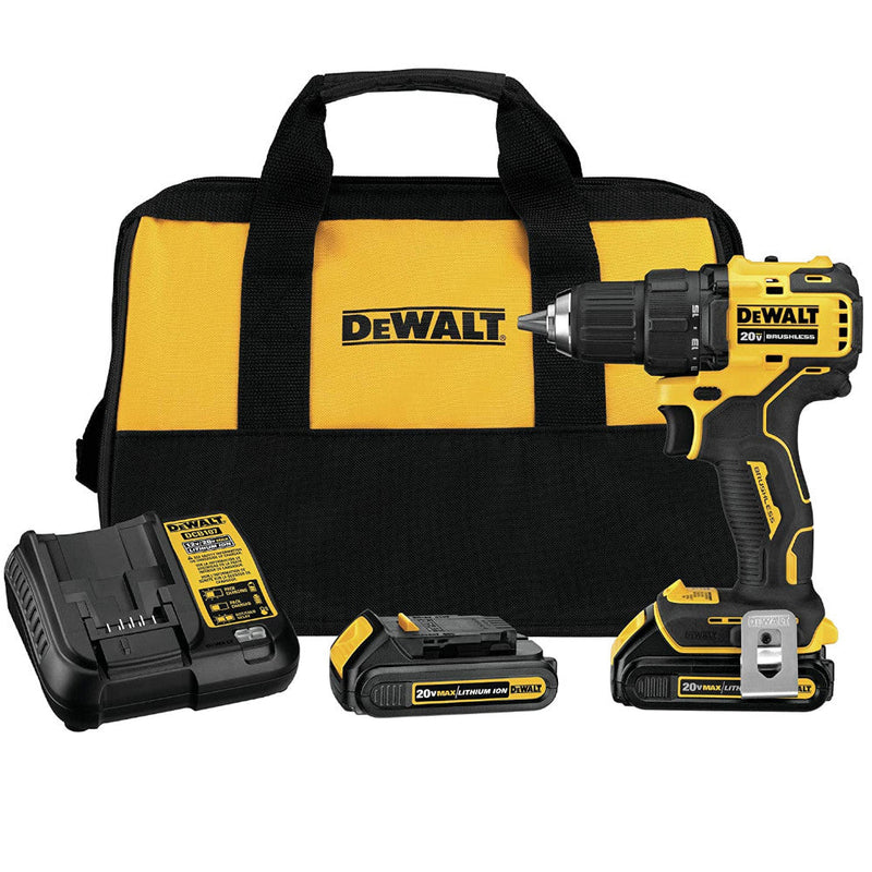 DEWALT DCD708C2 20V MAX Compact Drill Kit, Refurbished