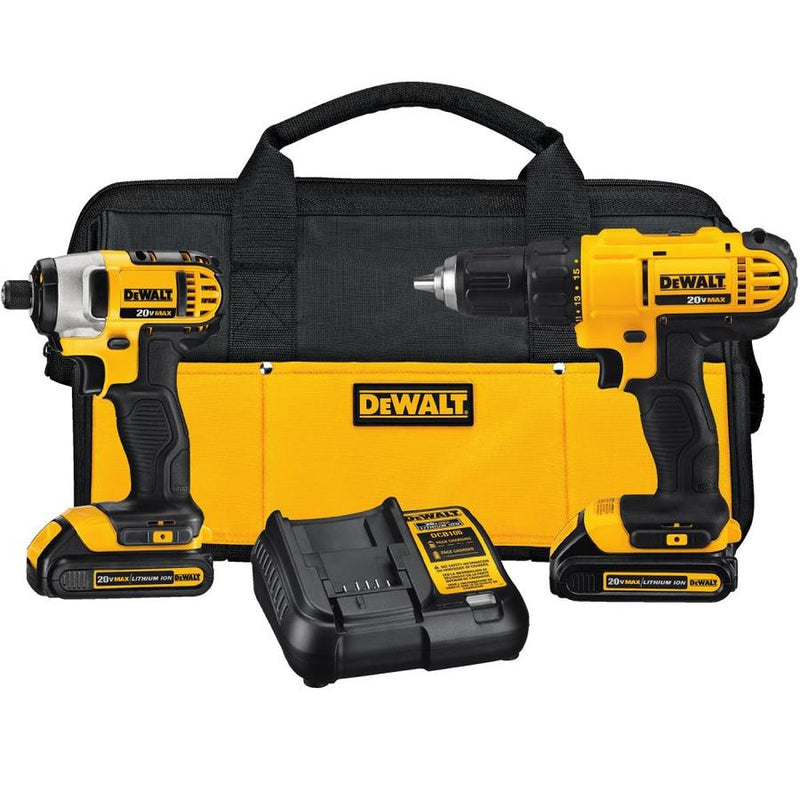 DEWALT DCK240C2 20V MAX Drill and Impact Driver Kit, Refurbished
