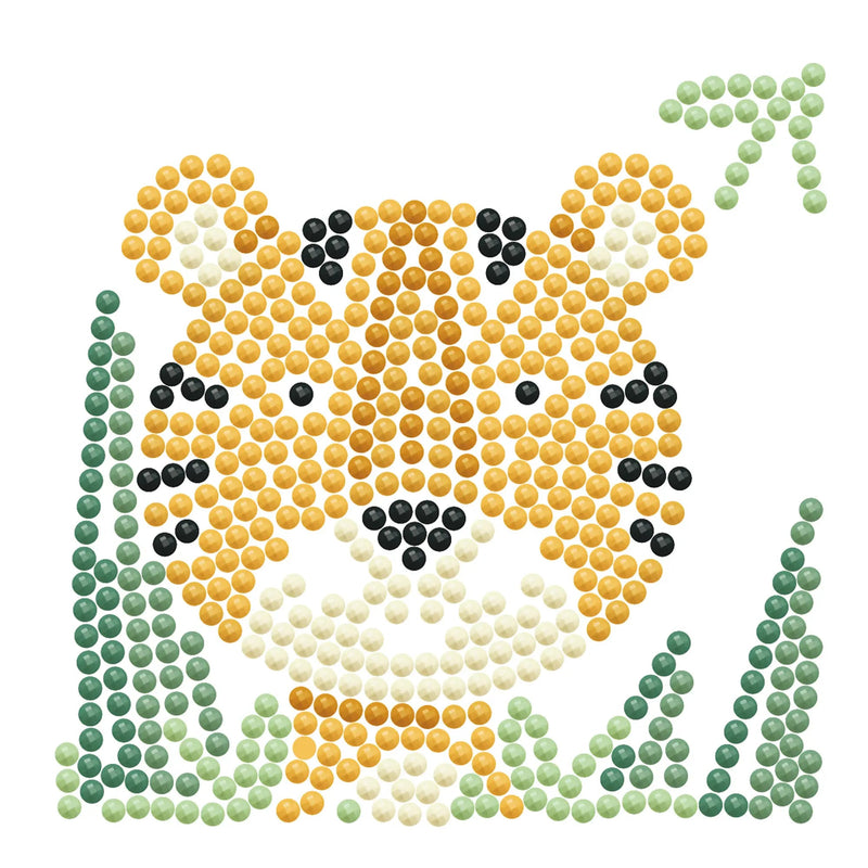 Woodland Tiger - Frame Included (3.7" x 3.7" - 9.5cm x 9.5cm)